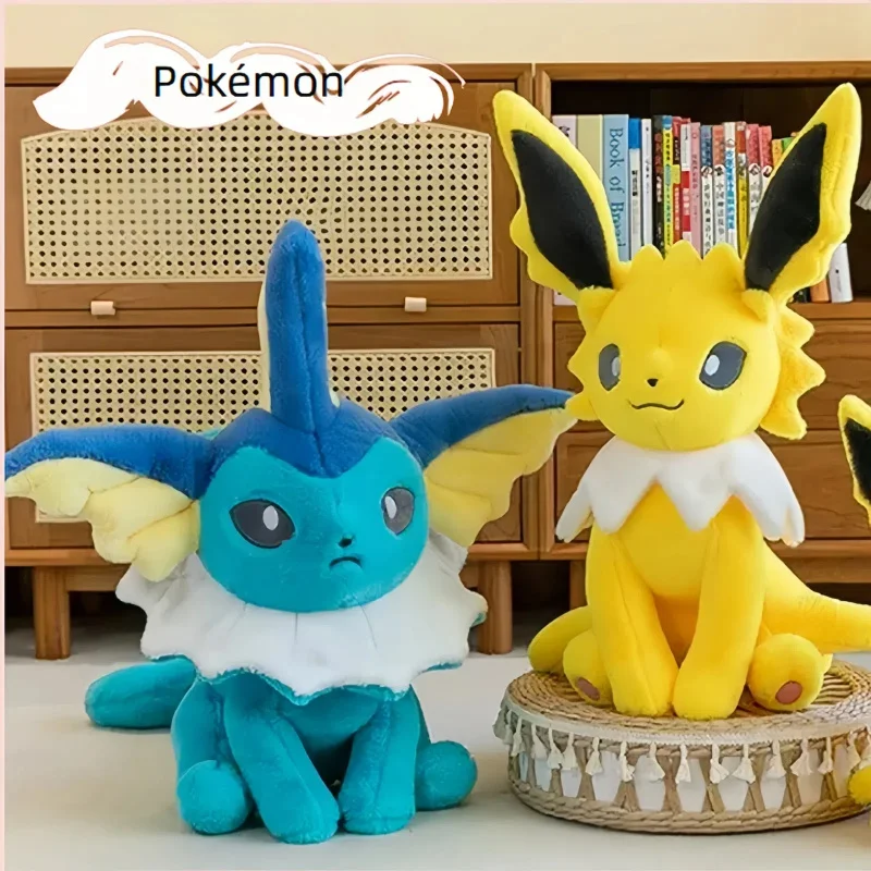 

Vaporeon Jolteon, большие плюшевые игрушки, кукла Aquali, милая мягкая подушка, Покемон, подарок для детей, мягкий орнамент, плюшевая игрушка для детей