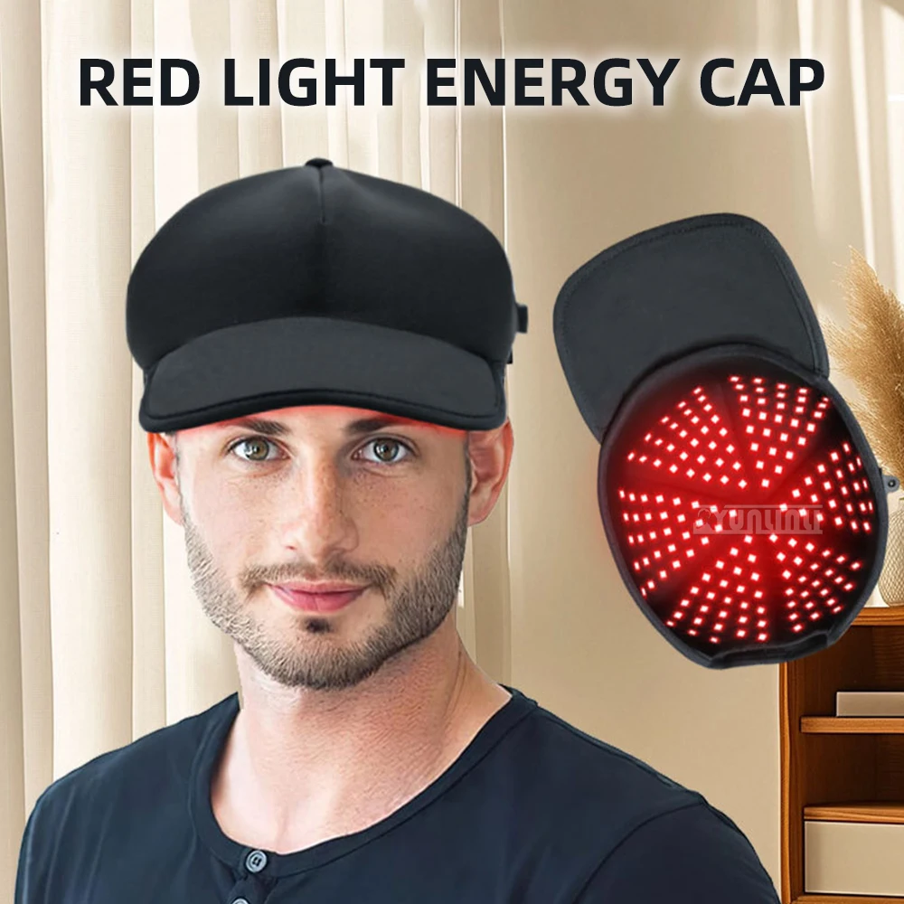 

Терапевтическая шапка красного света для улучшения сна 180-ламповых бусин