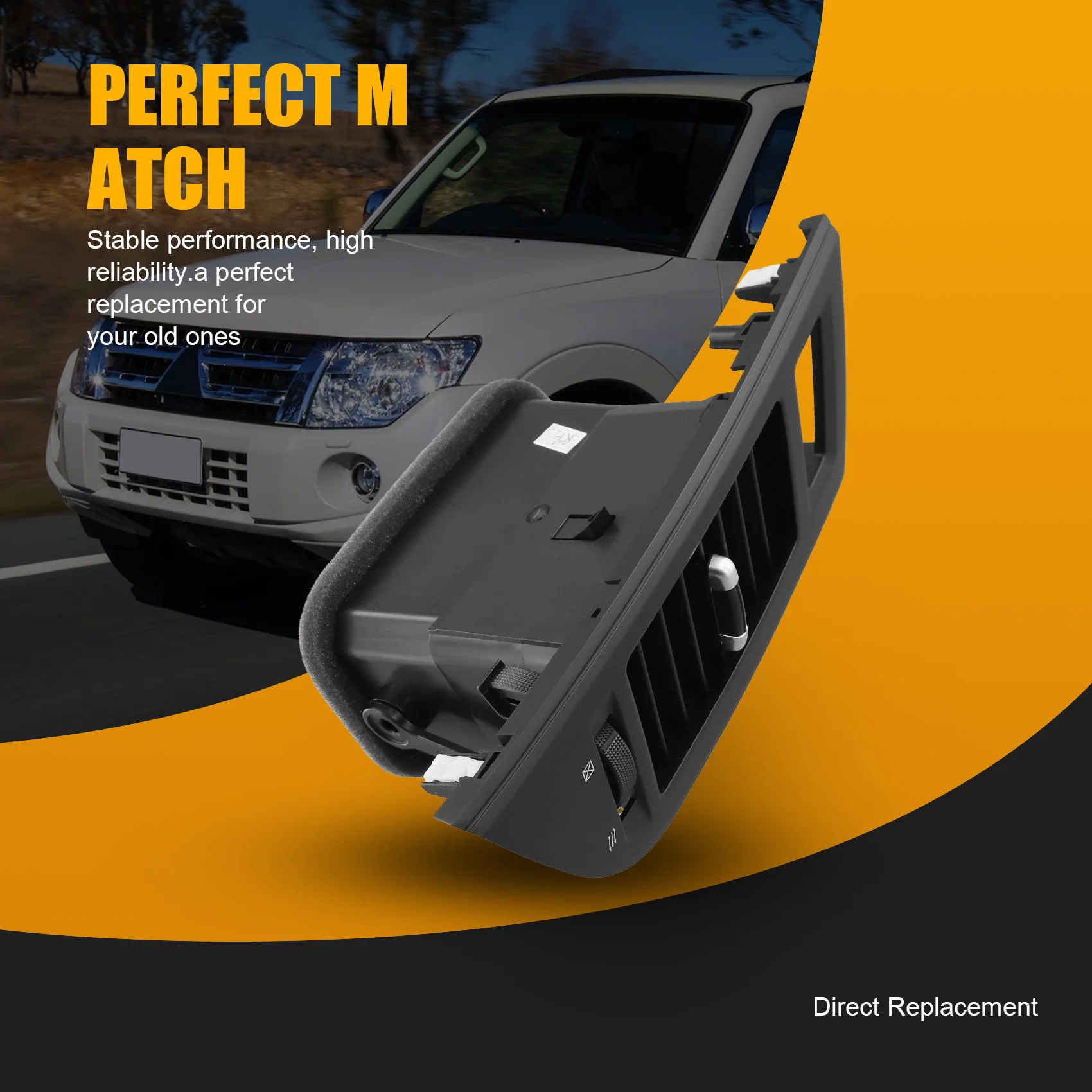 Exclusive Car Instrument Panel Air Outlet For Mitsubishi Pajero Montero Shogun 4 MK4 2007-2015 Middle Right 8030A124XA