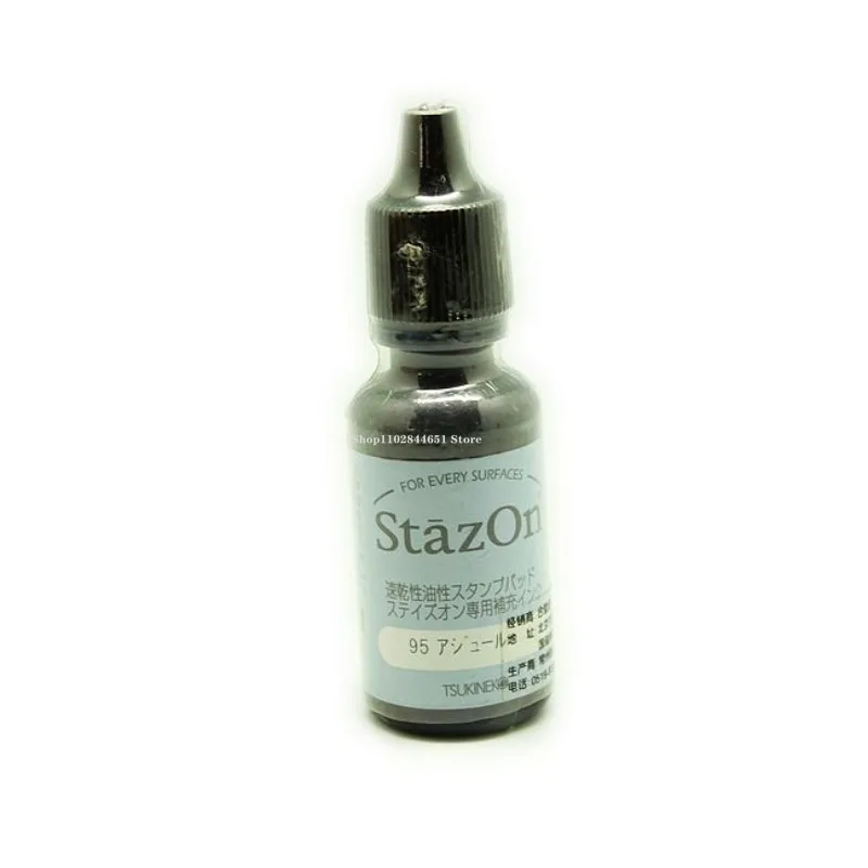 15ml Oil-based Quick-drying Multi-functional Coating Ink Pad Is Replenished with Ink Supplementary Fluid Metal Glass Leather