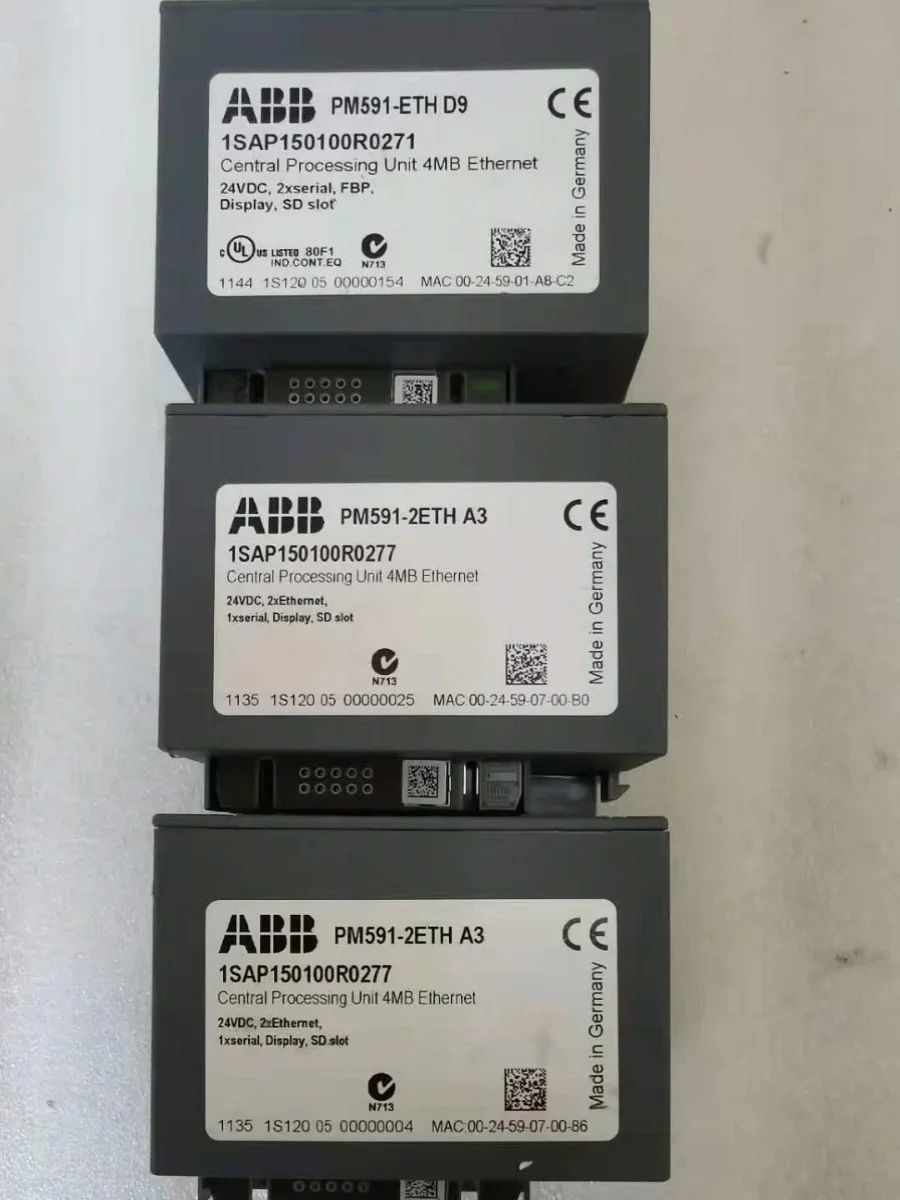 ABB Module PM591-2ETH A3 Original Spot Bargaining 1SAP150100R0277