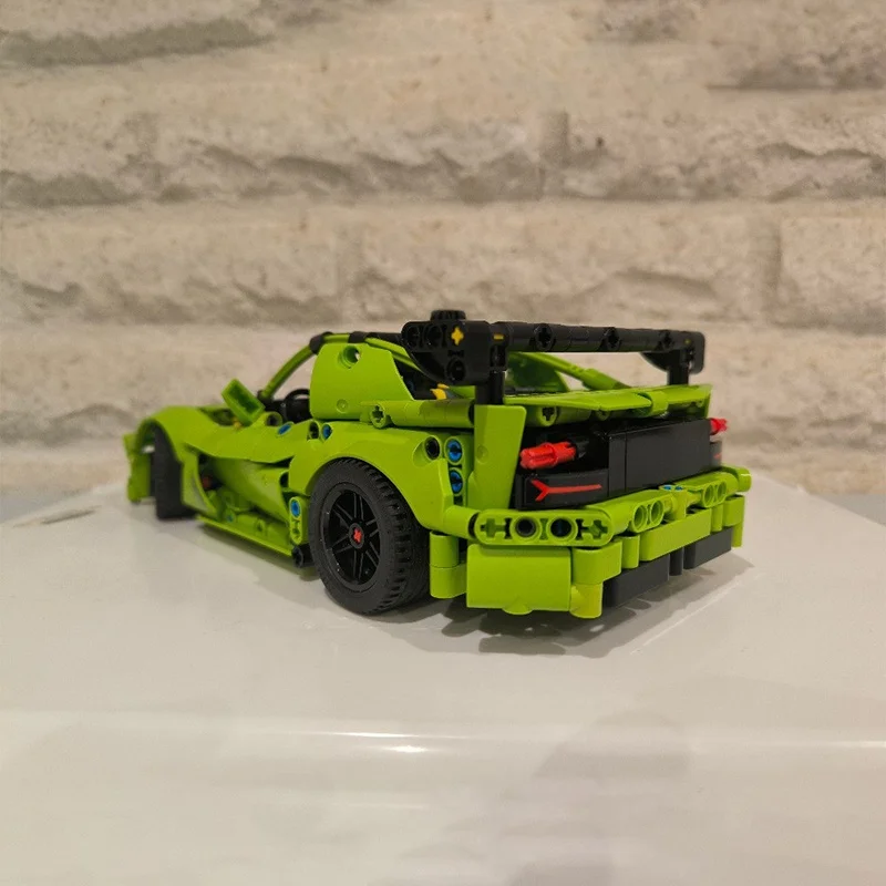 765 قطعة MOC فايبر النموذج الفني اللبنات العمارة تجميع DIY بها بنفسك فكرة الإبداعية لعبة الطوب الاطفال هدايا عيد الميلاد عيد الميلاد #2