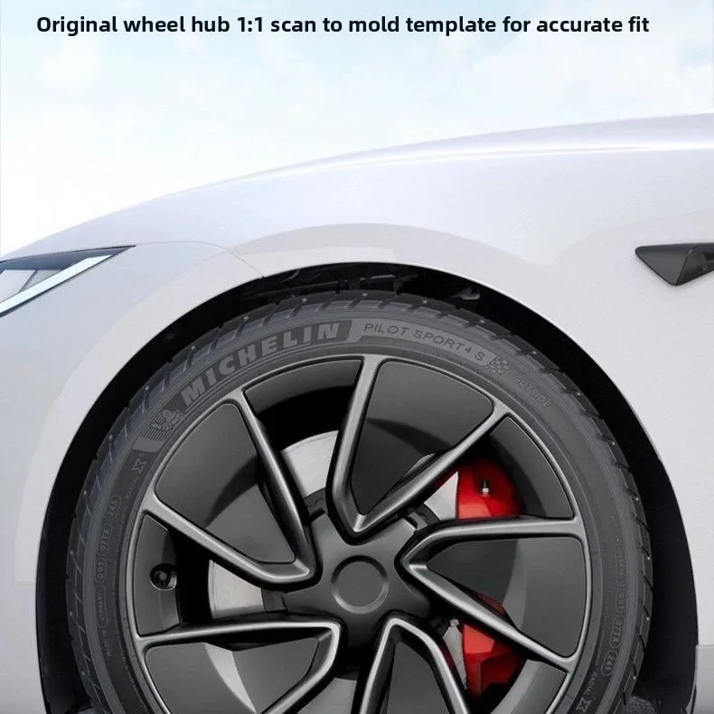 Adequado para tesla hubcap 20 polegadas 2024 modelo 3 highland desempenho hubcap t logotipo