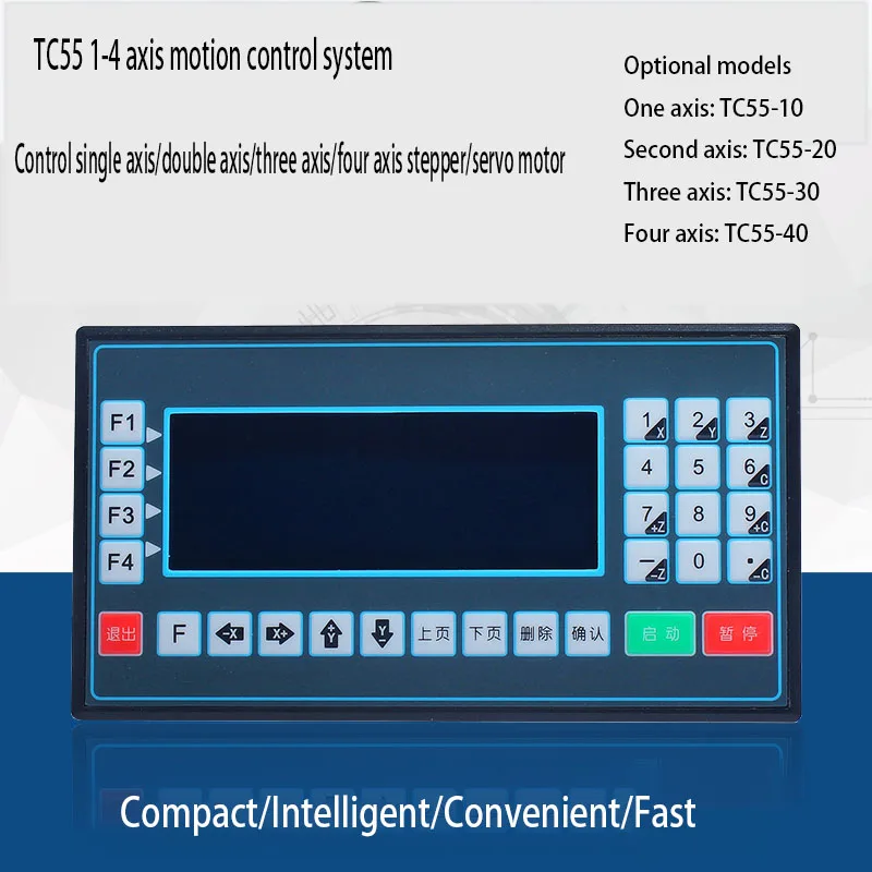 TC55 1 2 3 4 Axis CNC Controller System G Code Motion Controller w/MPG For CNC Milling Machines