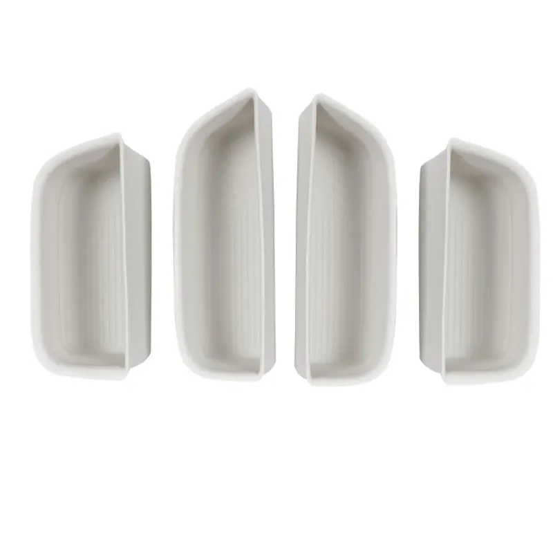 For Zeekr 7X Car Door Handle Storage Box Silicone Pad Four Doors Armrest Storage Organizer Container Interior Stowing Tidying