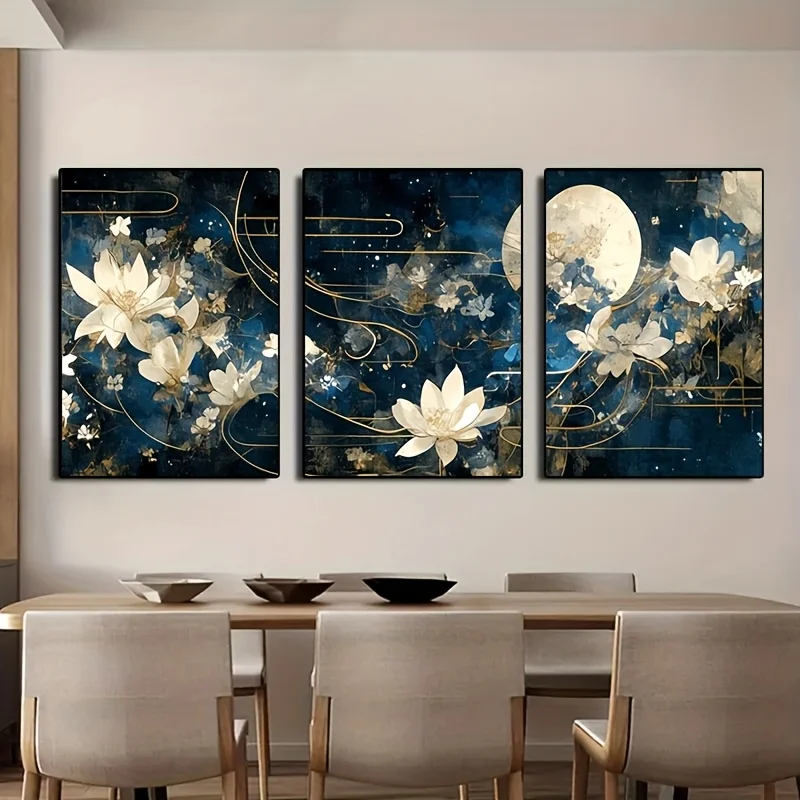 3pcs 5D Unframed Diamond Painting Set - Available in Two Sizes: 30X40Cm/11.8X15.7 Inch; 40X60Cm/15.7X23.6 Inch; Featuring Abs
