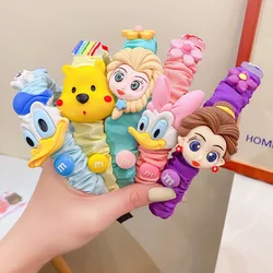 New Disney Cartoon Kawaii Fashion Fabric Headband Snow White Elsa Anna Frozen Princess Lovely Jewelry Girls Birthday Xmas Gifts