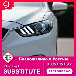 AKD Car Styling Headlights for Mazda 6 Mazda6 Atenza 2013-2016 LED Headlight DRL Head Lamp Led Projector Automotive Accessories