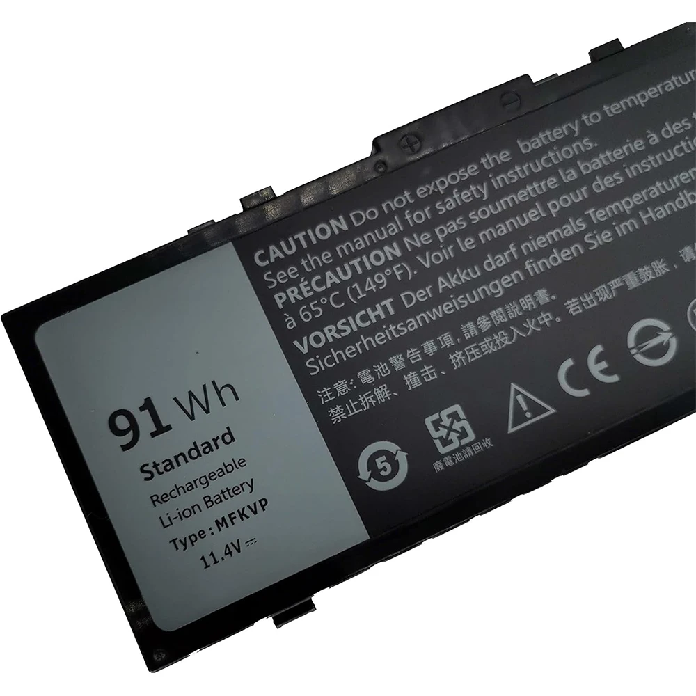 91Wh MFKVP 451-BBSB 451-BBSF T05W1 GR5D3 0FNY7 RDYCT Laptop Battery for Dell Precision 15 7510 7520 17 7710 7720 M7510 M7710