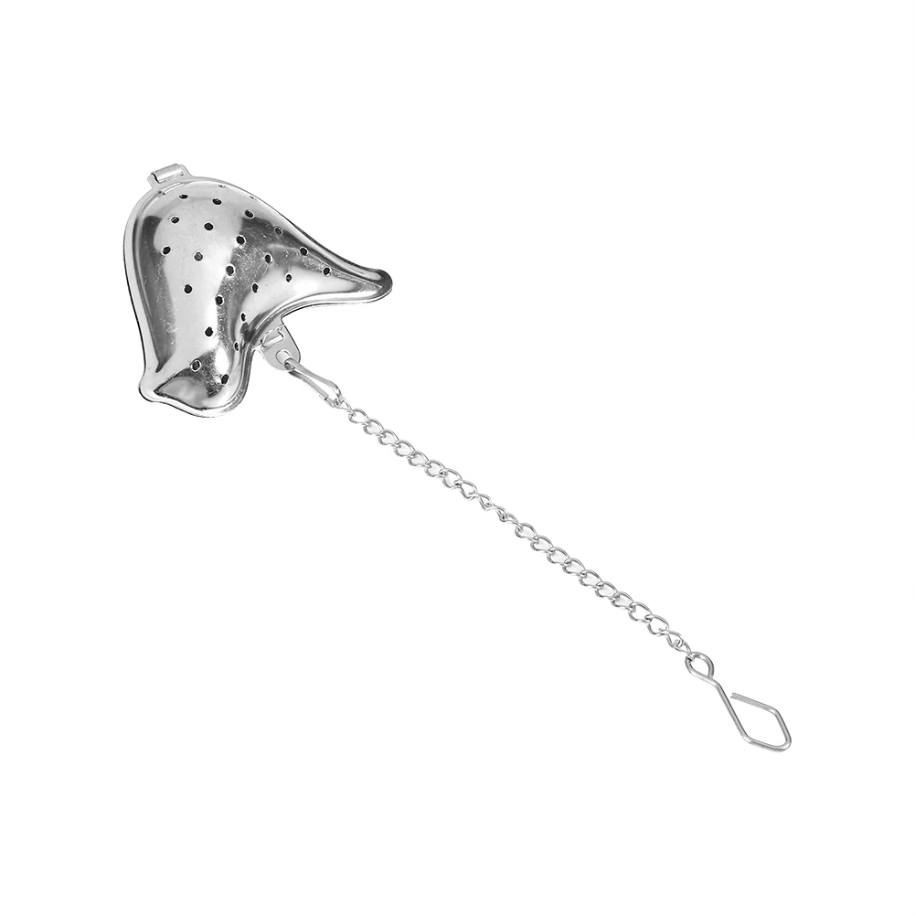 Bird Shaped Tea Strainer Stainless Steel Tea Infuser for Loose Leaf Tea Coffee Beans Soup Seasoning with Easy Open Button Drip