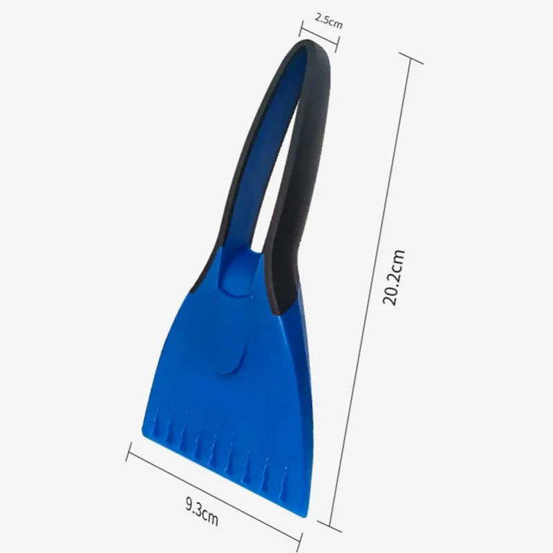 Car Ice Scrapers Silicone Car Snow Shovel Soft Handle Ice Scraper Removal Winter Snow Cleaning Squeegee Tools Auto Accessories
