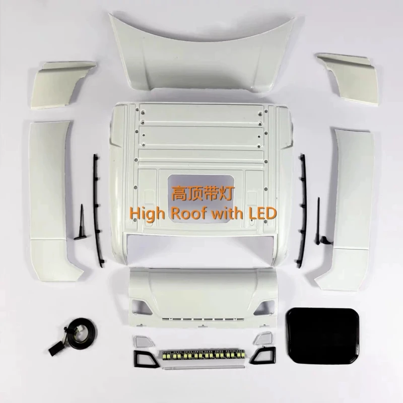 ScaleClub 1/14 Tamiya 770S Engineering Mid/High Roof Refit with Flowing LED Lights