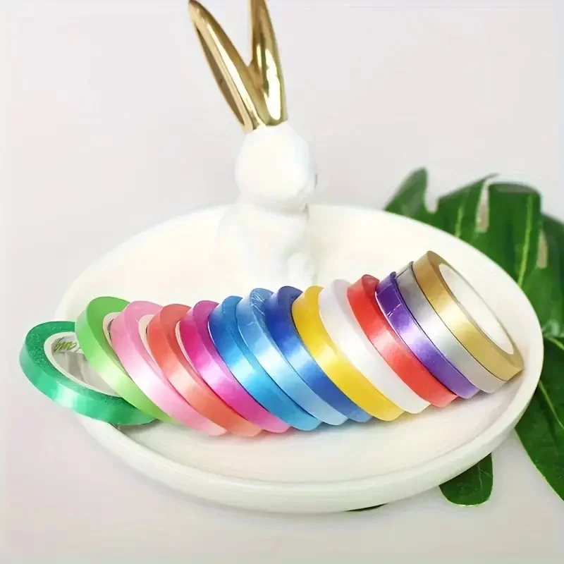10 Rollen buntes Ballonband, Geburtstag, Ostern, Feiertage, Kunststoffschnur, 5 Meter, Hochzeitszubehör, Party, DIY-Dekoration – Detail 4