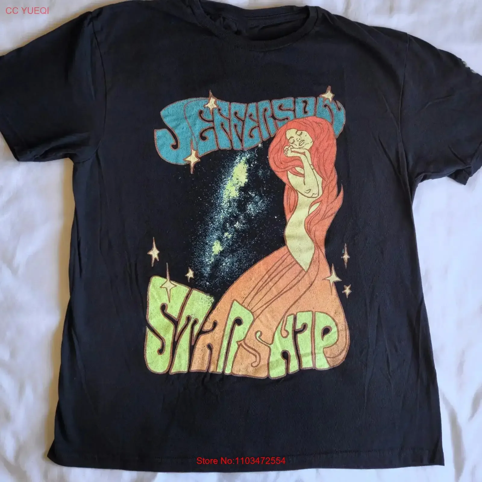 Vintage Jefferson Starship 50th Anniversary Tour 2024 T-Shirt CL177 Vintage Washed Stylisches, bequemes, atmungsaktives Grafik-T-Shirt