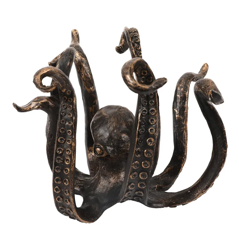 

Creative Octopus Sculpture Octopus Home Resin Ornament Living Room Garden Landscape Ocean Beauty Chen Decorative Ornament