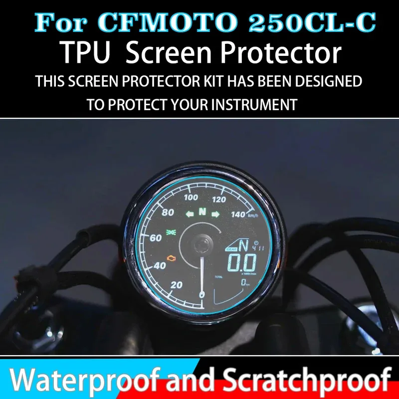

Для CFMOTO 250CL-C 250CLC 250clc 2024 мотоциклетный инструмент для защиты от царапин, спидометр, пленочные наклейки на экран, аксессуары для мотоциклов