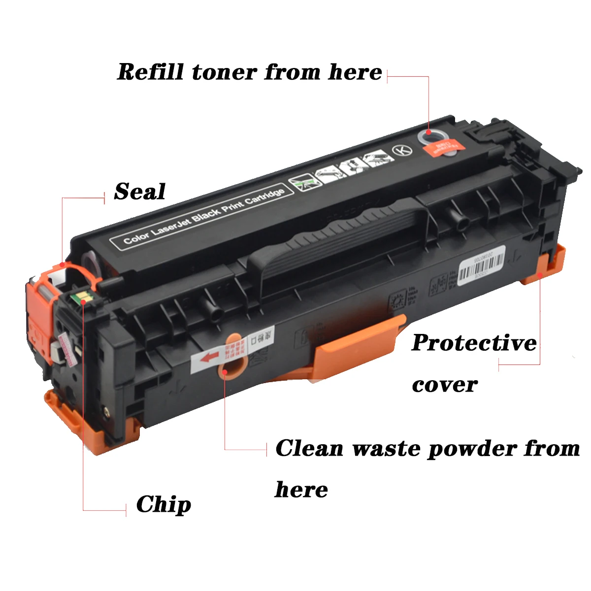 Toner Cartridge for Canon ImageClass i-SENSYS Laser Shot LaserShot Satera LBP7200CDN MF 8540 MF-8580 MF-8330 CDN CDW CX CN