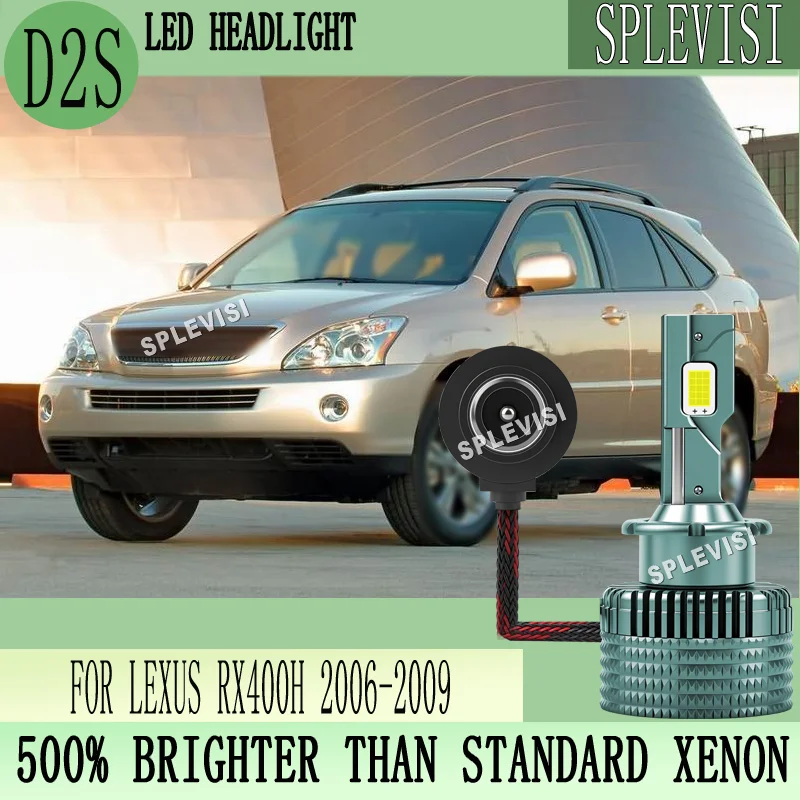 6000k can replace the original xenon bulb of the same model 66240CBI LED Car Headlight For LEXUS RX400H 2006 2007 2008 2009