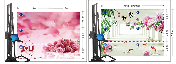 

Multi-Functional Decoration Printer for Walls/Floors, Print on Wood/Concrete/Glass, Commercial Use Guarantee