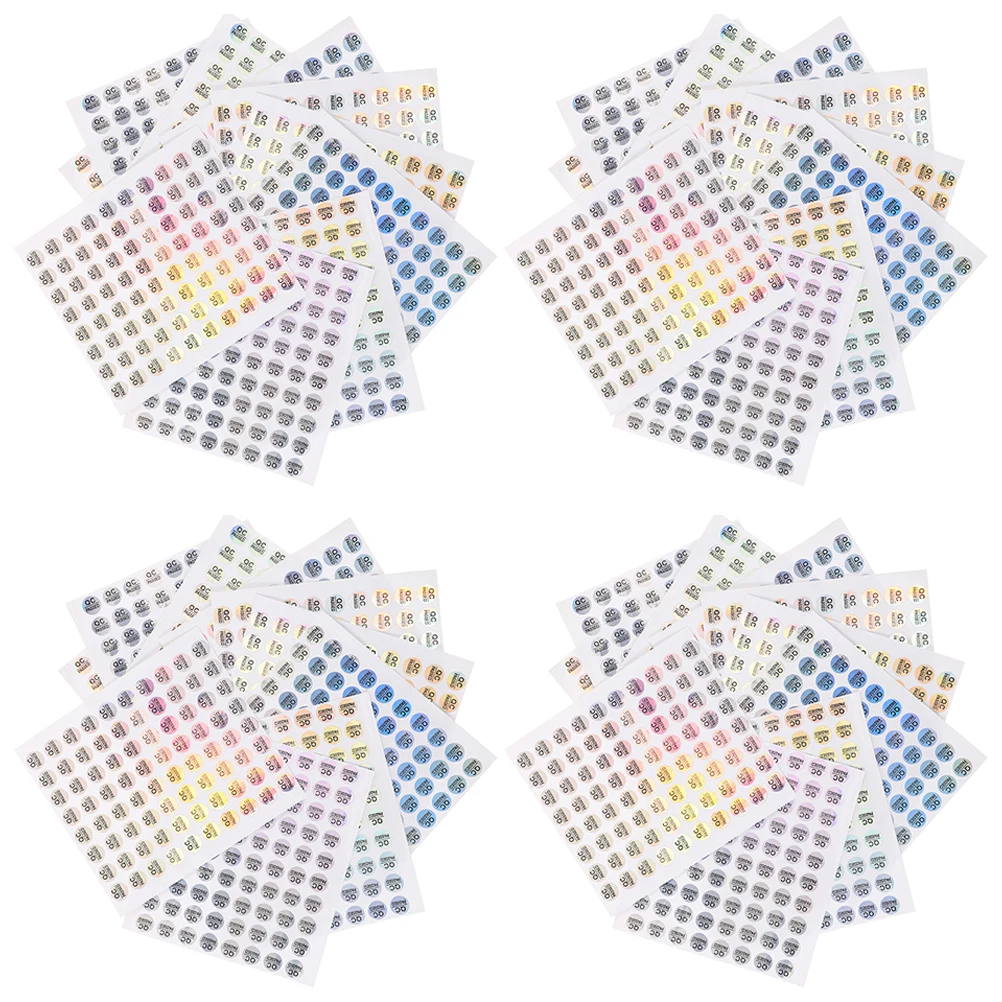 

1600pcs Qc Passed Labels Pvc Adhesive Warehouse Quality Stickers Inventory Stickers For Production Monitoring