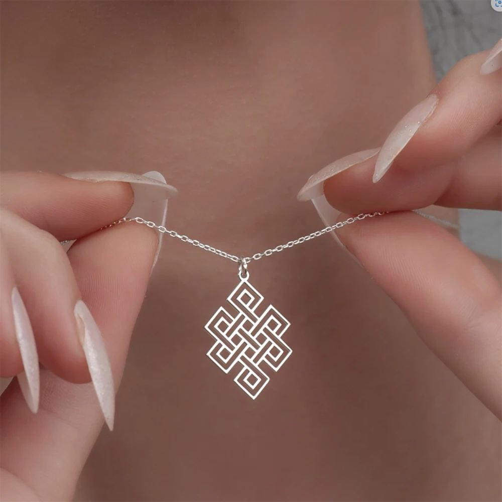 Stainless Steel Endless Knot Jewelry, Fashionable And Trendy Single Item Jewelry Gift Preferred, New Year's Gift
