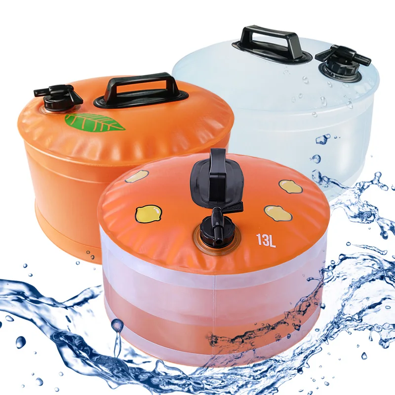 Deiris 13L Portable Camping Water Tanks Outdoor Travel Emergency Car Liquids Living Water Container Camping Water Bags