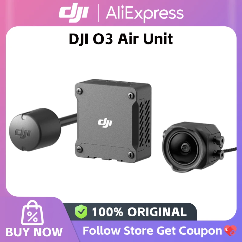 DJI O3 Air Unit 4K/60fps  Super-wide FOV Compatibility DJI Goggles 2 / FPV Goggles V2 / FPV Remote Controller 2 in Stock