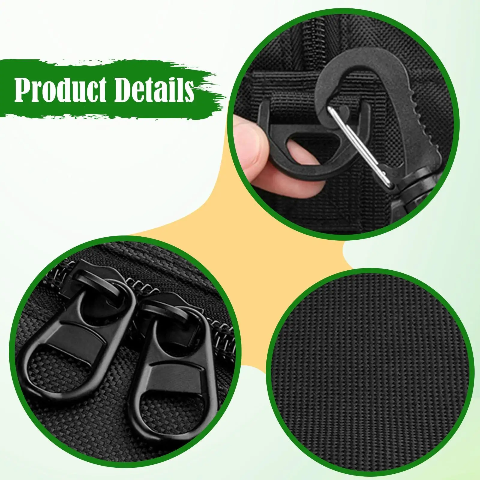 منظم عربة الجولف، غطاء غبار، حامل ملحقات ذو سعة كبيرة