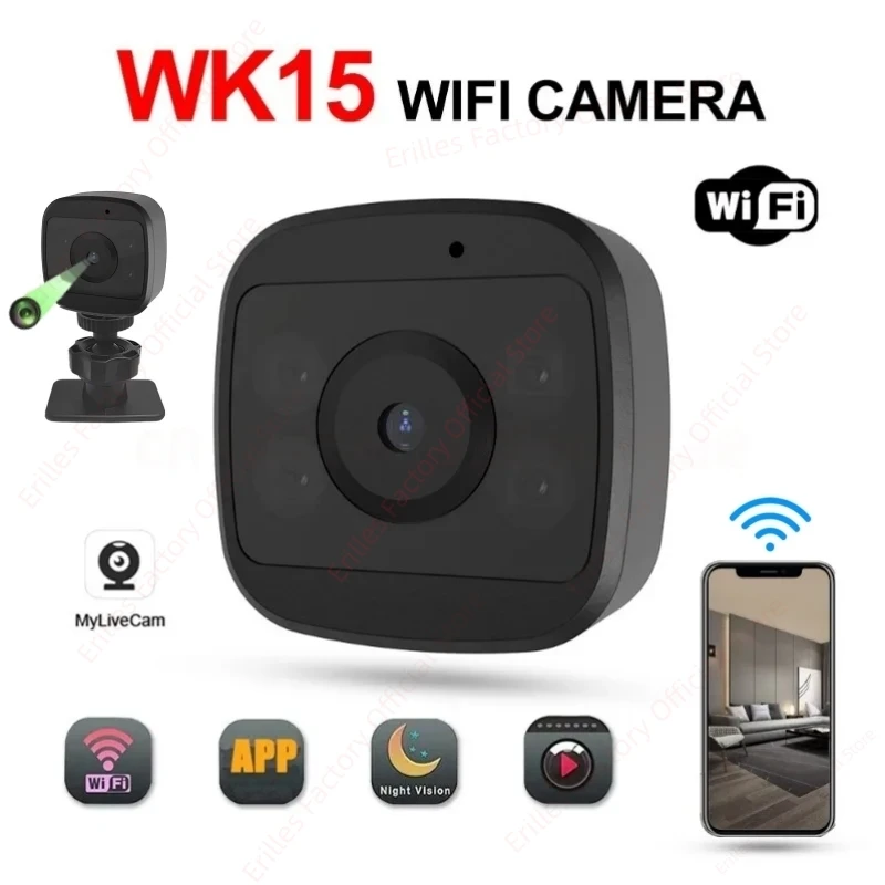 

Мини Wi-Fi камера 1080P HD ночное видение микро видеокамеры безопасность умного дома удаленный монитор видеомагнитофон магнит