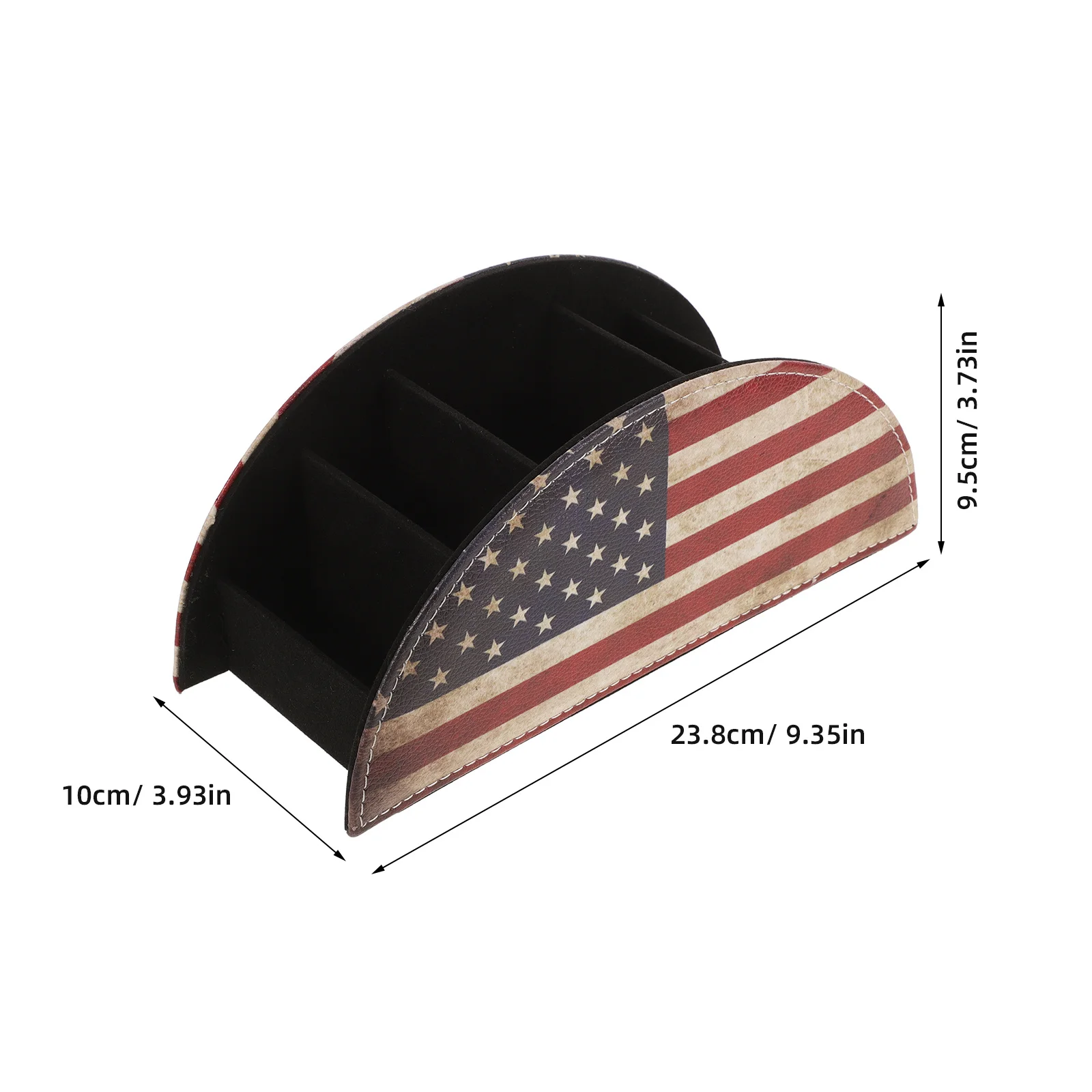 صندوق تخزين مكتبي منظم متعدد الأقسام لأجهزة التحكم عن بعد ومستحضرات التجميل والقرطاسية ديكور المنزل والمكتب والحمام #3