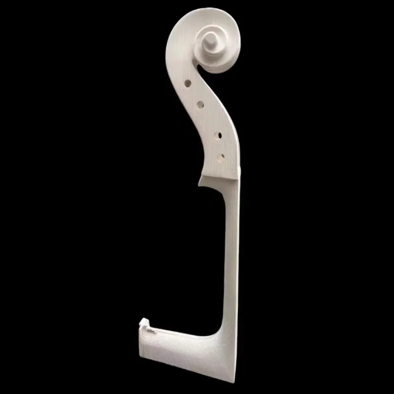 Unfinished Cello Neck cello for 4/4 3/4 1/2 1/4 head Scroll Maple Full size Unvarnished DIY Cello parts accessories