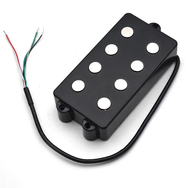 Open Bass Guitar Pickup 4 String Double Coil Humbucker Pickup Ceramic Magnet 57MM for Music Style Bass Guitar Accessories