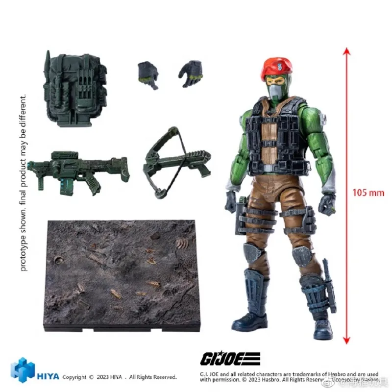 In Stock HIYA Exquisite Mini Series G.I.Joe Beach Head 1/18 Animation Action Figure Toy Gift Model Collection Hobby