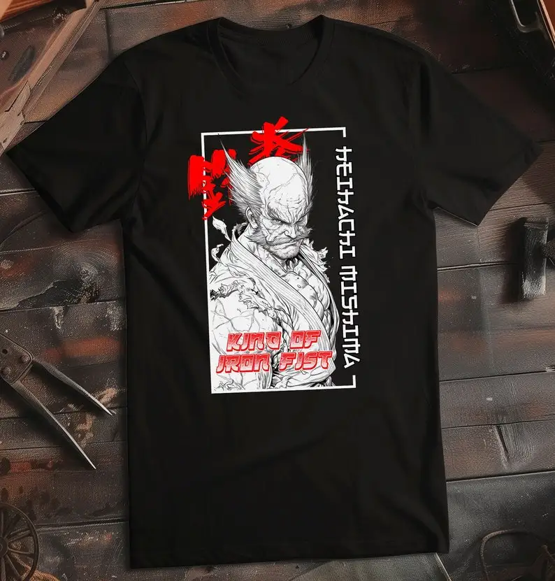 Men's Tekken Game Tee | Gaming Streetwear Graphic T-Shirt