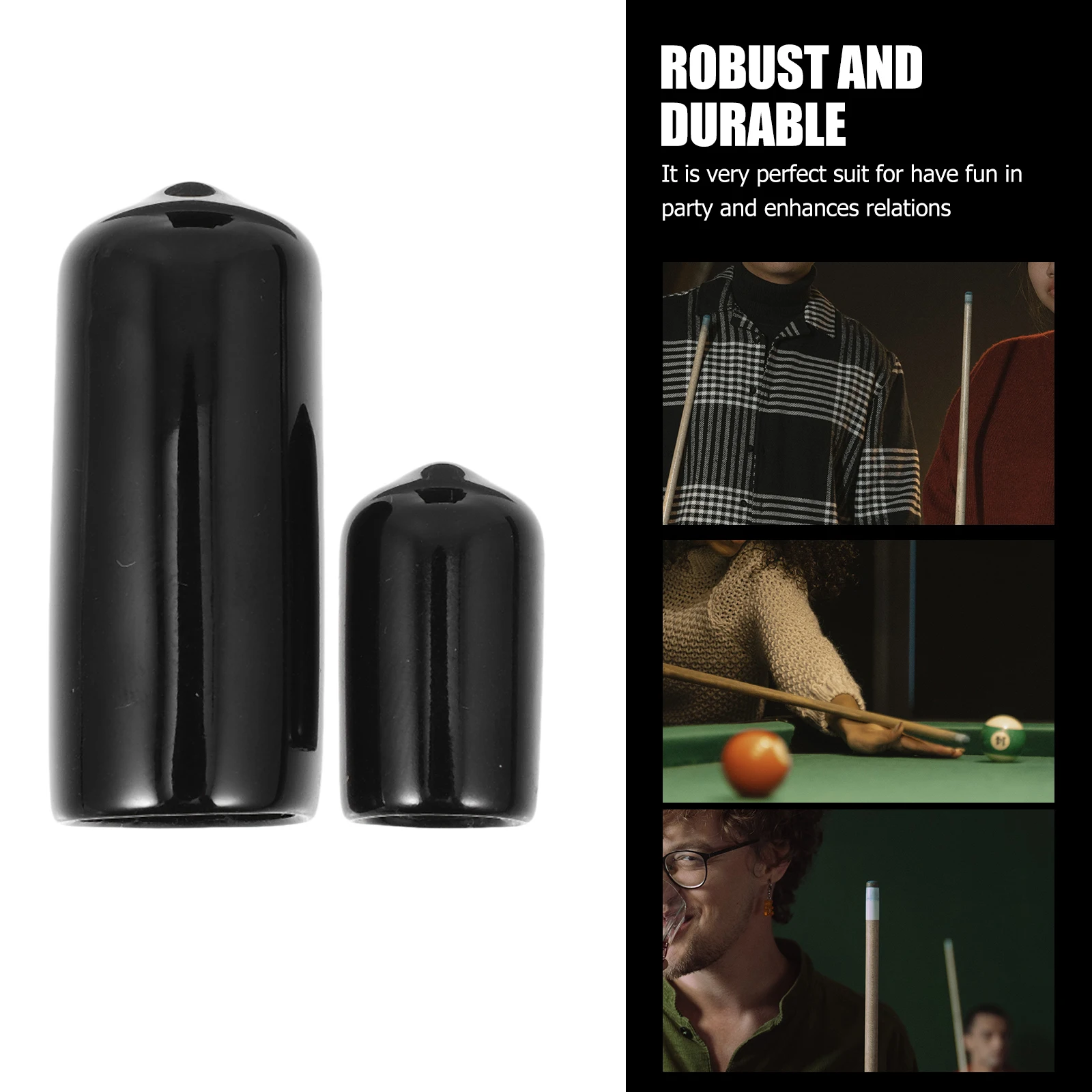10 قطعة 10 مللي متر تجمع جديلة تلميح يغطي واقية المطاط البلياردو اكسسوارات دائم قوي سهلة التركيب السنوكر هدايا الحفلات