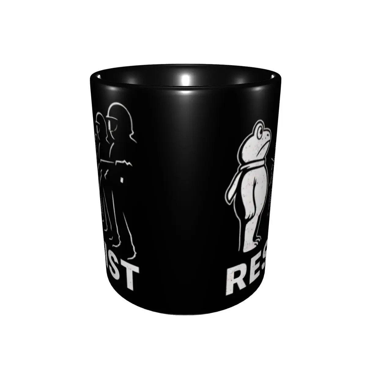 2025 Portland Frog Protest Resist Portland Frog Protest Resist Merch Mug Kawaii Tea Cup