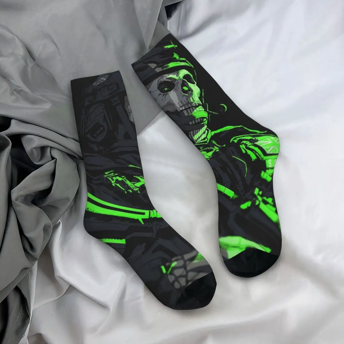 

Всесезонные чулки для экипажа, носки Simon Ghost Riley, повседневные длинные носки, аксессуары для мужчин и женщин, рождественские подарки