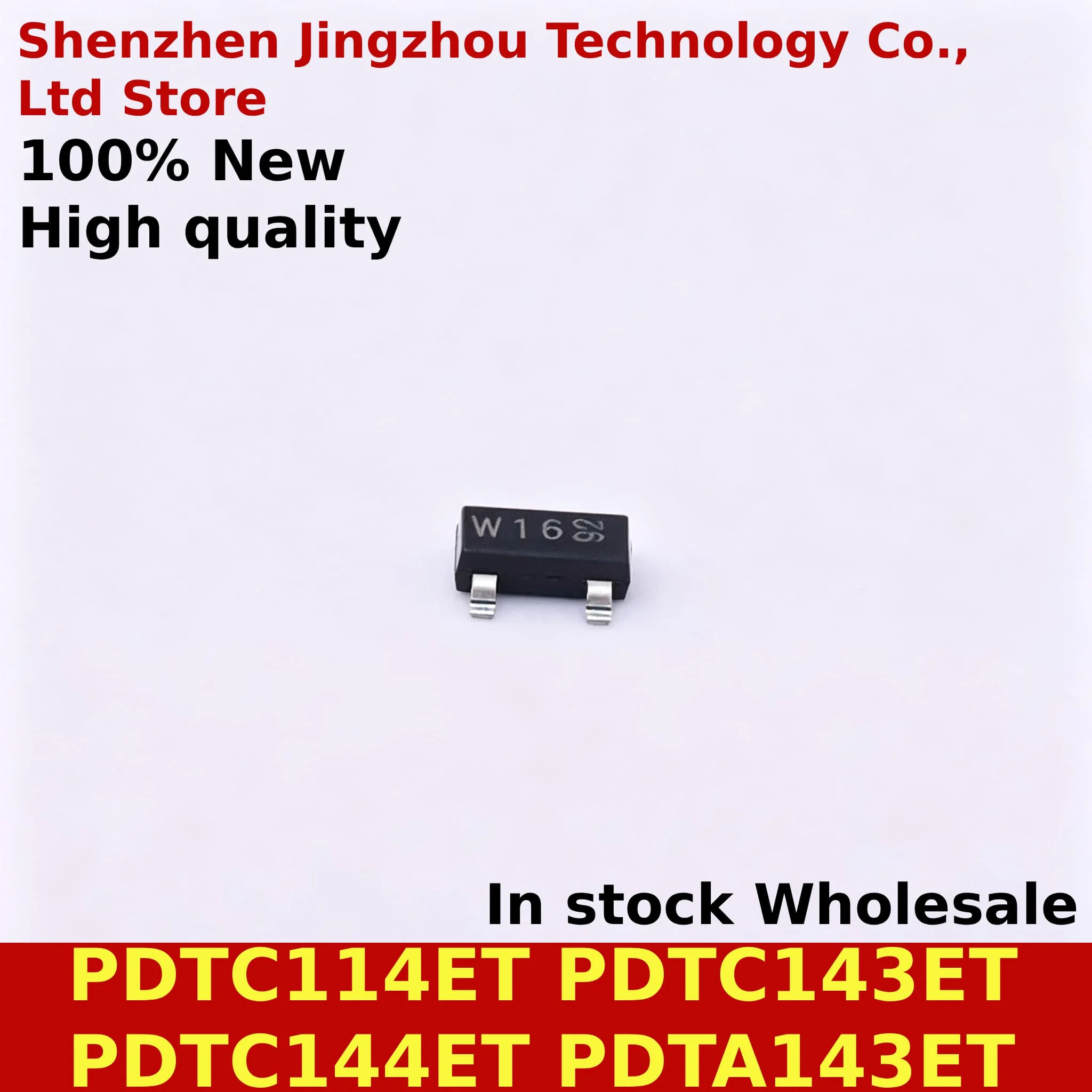 (200/600/3000PCS) 100% New PDTC143ET PDTC144ET W08 W02 PDTC114ET W16 PDTA143ET W01 SOT-23 Chip In Stock