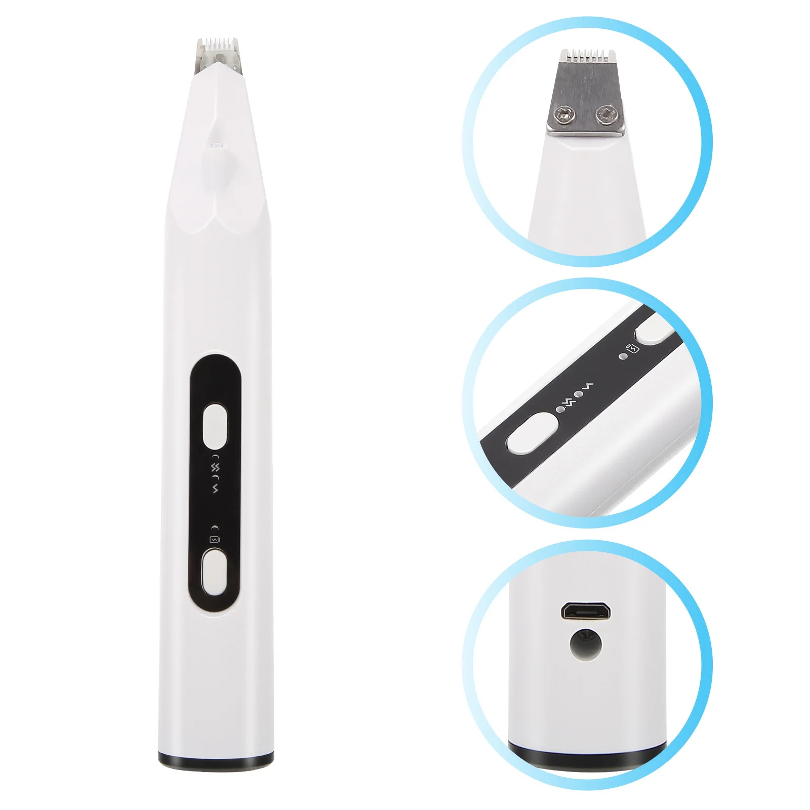 

1Set Pet Hair Trimmer Rechargeable Low Noise Dog Cat Grooming Tool USB Charging Portable Strong Motor for Home Use Handheld