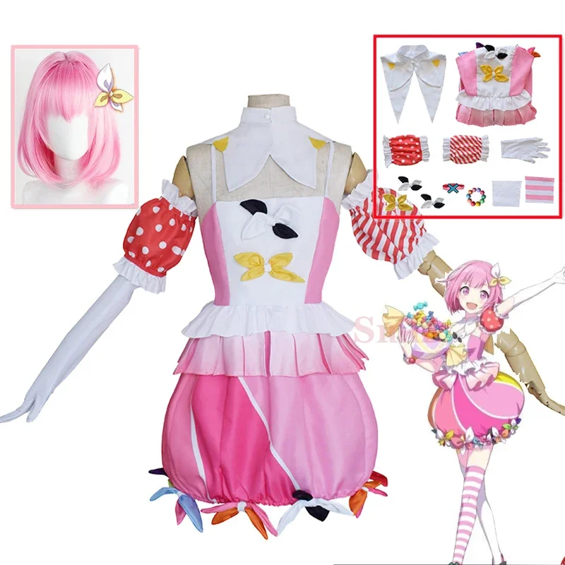 Ootori Emu Cosplay Anime Dress Project Sekai Colorful Stage Costume Women Cute Dress Fancy Suit Halloween Party Uniforms