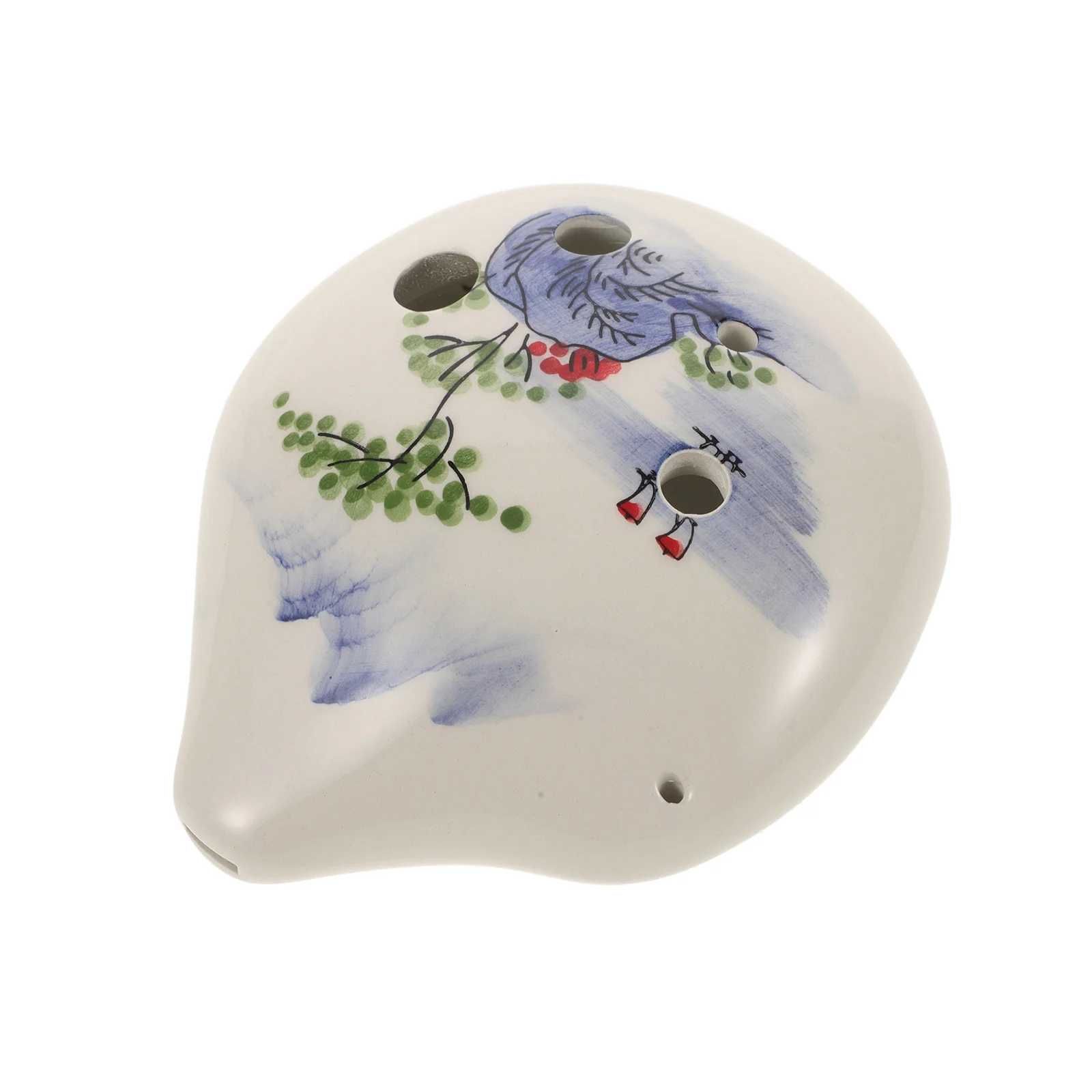 

6-Hole Ceramic Alto F Key Ocarina Small Portable Beginner Wind Instrument for Kids Adults Music Practice 6 Hole Ocarina