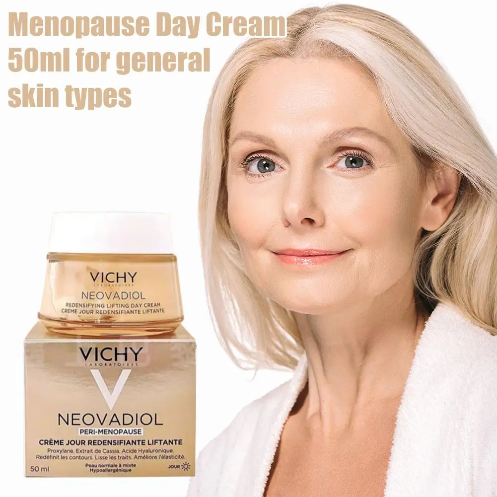 VICHY crema de día para la menopausia hidrata profundamente alivia la piel seca, suave y no irritante, cuidado de la piel reafirmante Facial altamente eficaz