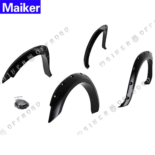 2010-2016 spare parts Rivet style pickup fender flare for Dodge Ram 2500 3500 accessories