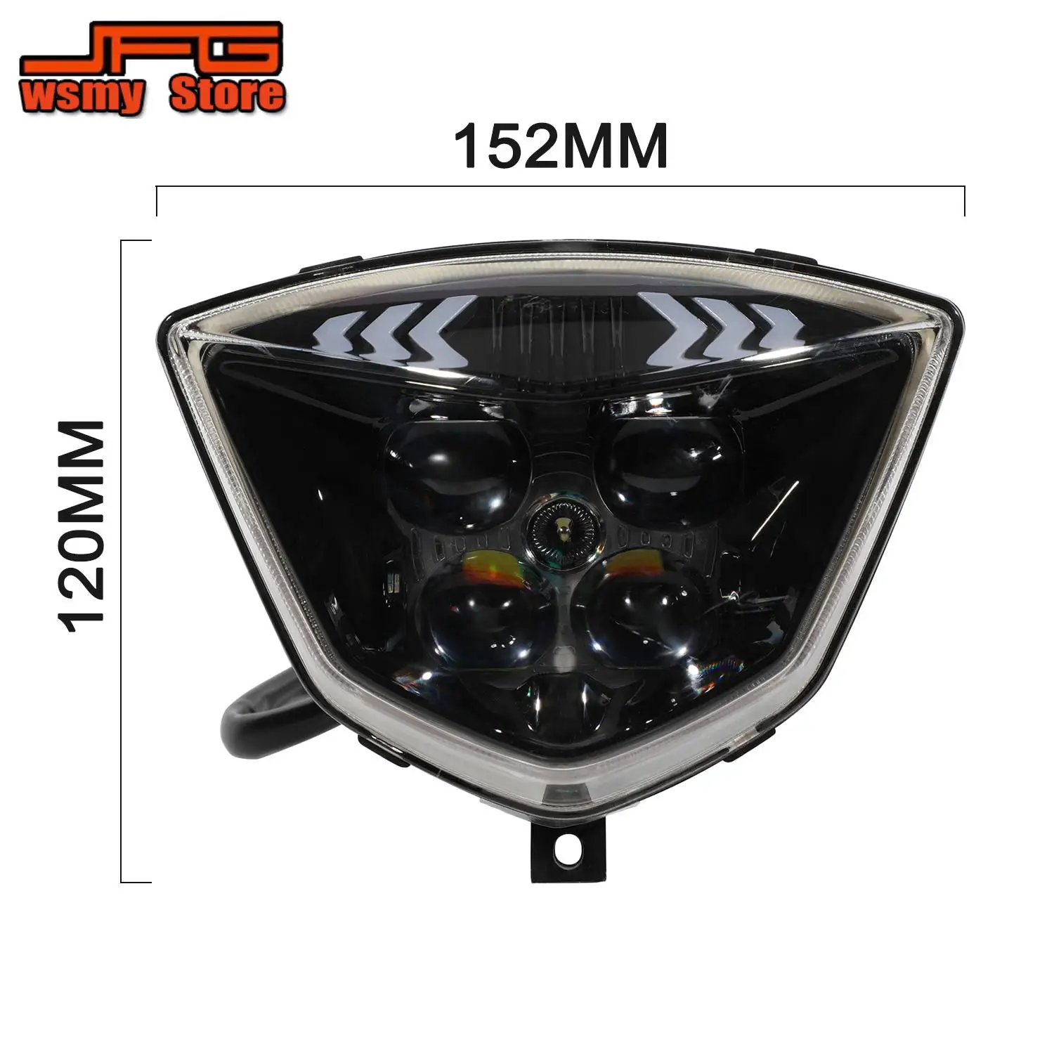 Motorcycles Accessories Headlight Wick LED Head Lampwick For GAS EC 250 300 EX300 Headlamp Dirt Bike Enduro Motocross Moto Parts