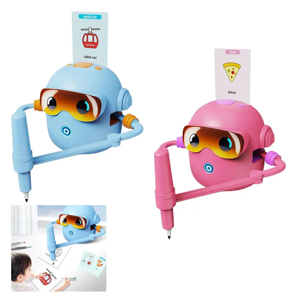 Robot de dessin STEM créatif, jouet de peinture automatique pour la petite enfance, apprentissage des enfants, Puzzle d'éveil Graffiti, jouets