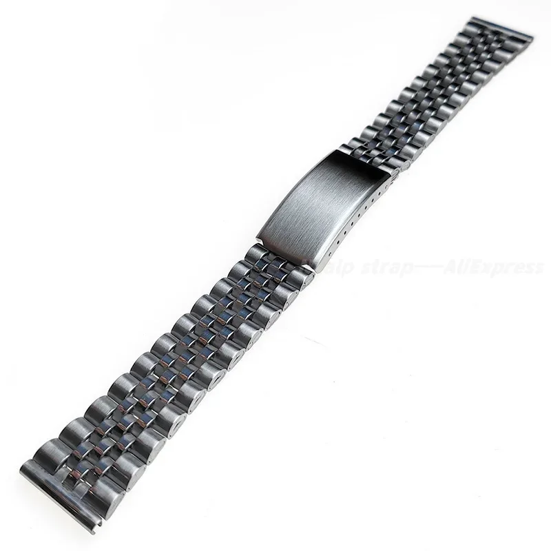 Stainless Steel Watch Band 12mm 14 16mm 18mm 20mm 22mm Metal Strap for Omega for Seiko Bracelet Folding Buckle Men\'s Accessories