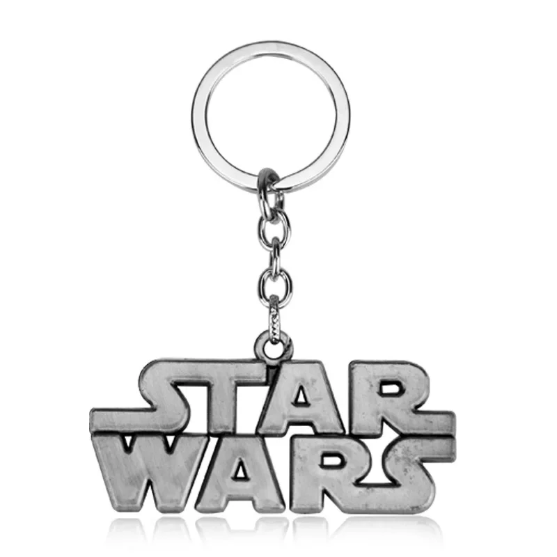 Disney Star Wars Spaceship R2-D2 Keychain The Mandalorian Movie Character Cartoon Animation Pendant Metal Accessories