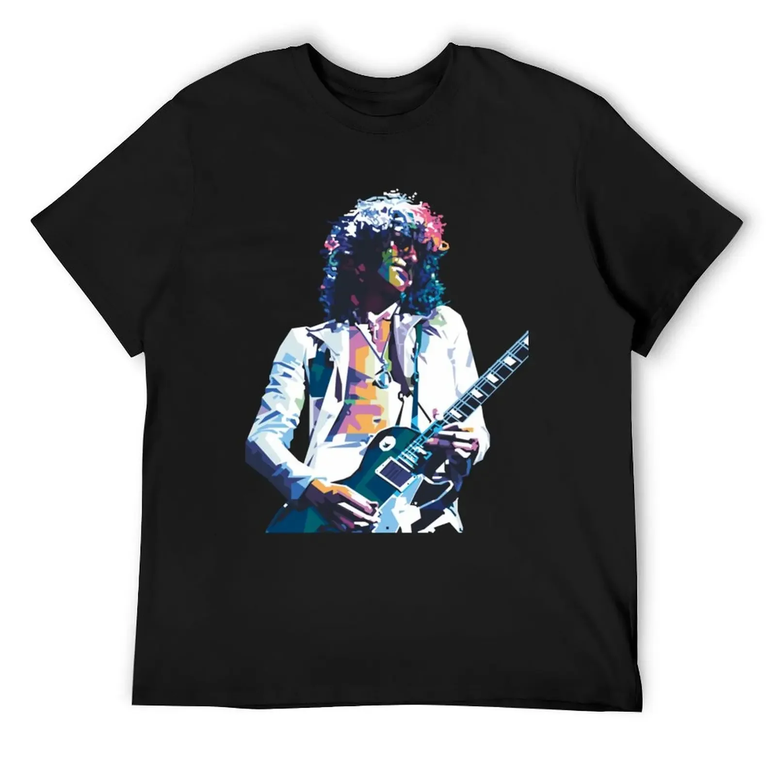 

Jimmy Page in WPAP style T-Shirt shirts graphic rapper graphic tees plus sizes for a boy mens t shirts top quality