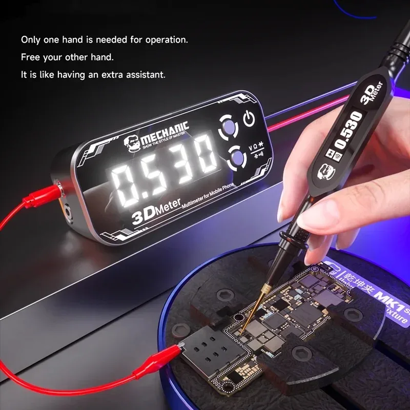 MECHANIC 3D Meter Multimeter Screen Display for phone Voltage Test Table SPY 3.0 Junction Inspection Repair Visual Pen