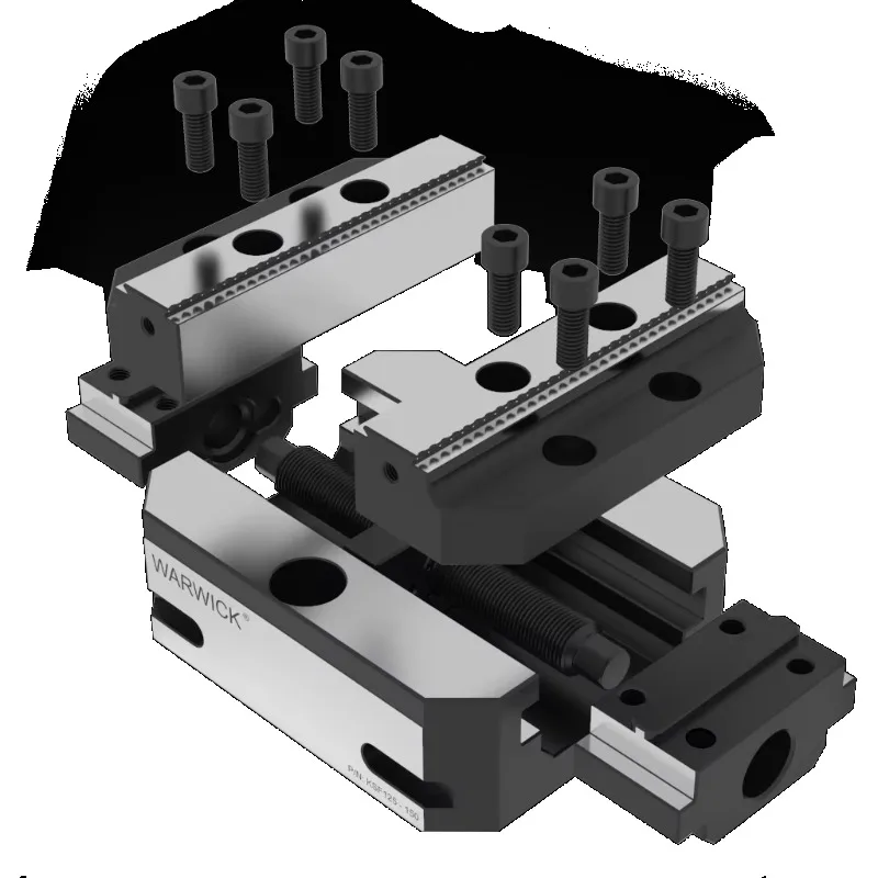 Compact Self Centering Vise for 3axis 4axis 5axis Rotary CNC Machine Center KSF75-130 +YZF-75